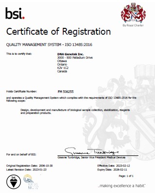 DNAG BSI ISO Certification image link to pdf
