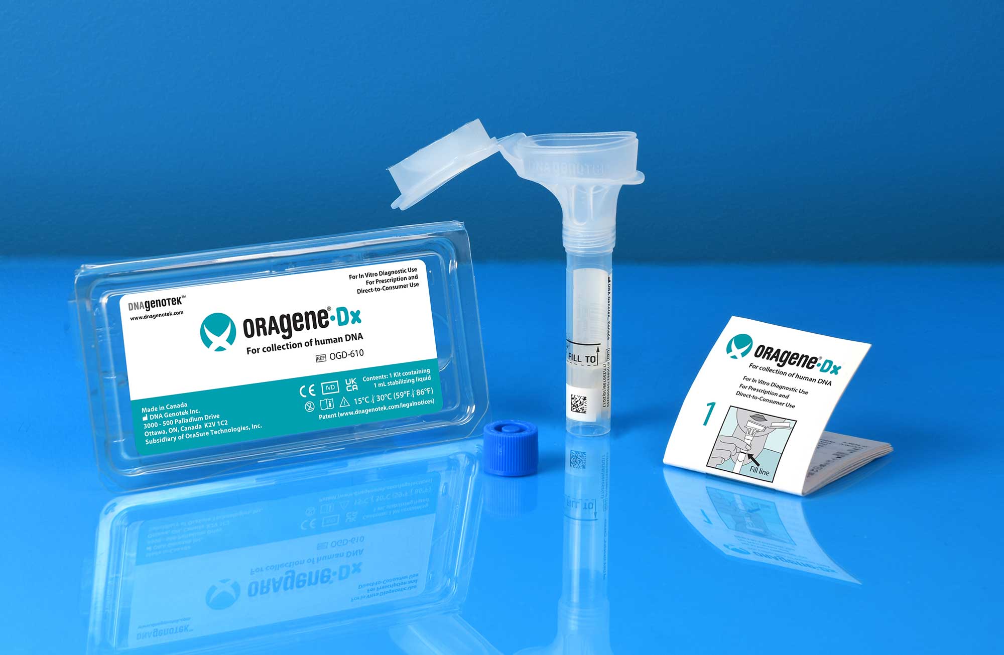 Oragene•Dx saliva collection kit, OGD-610