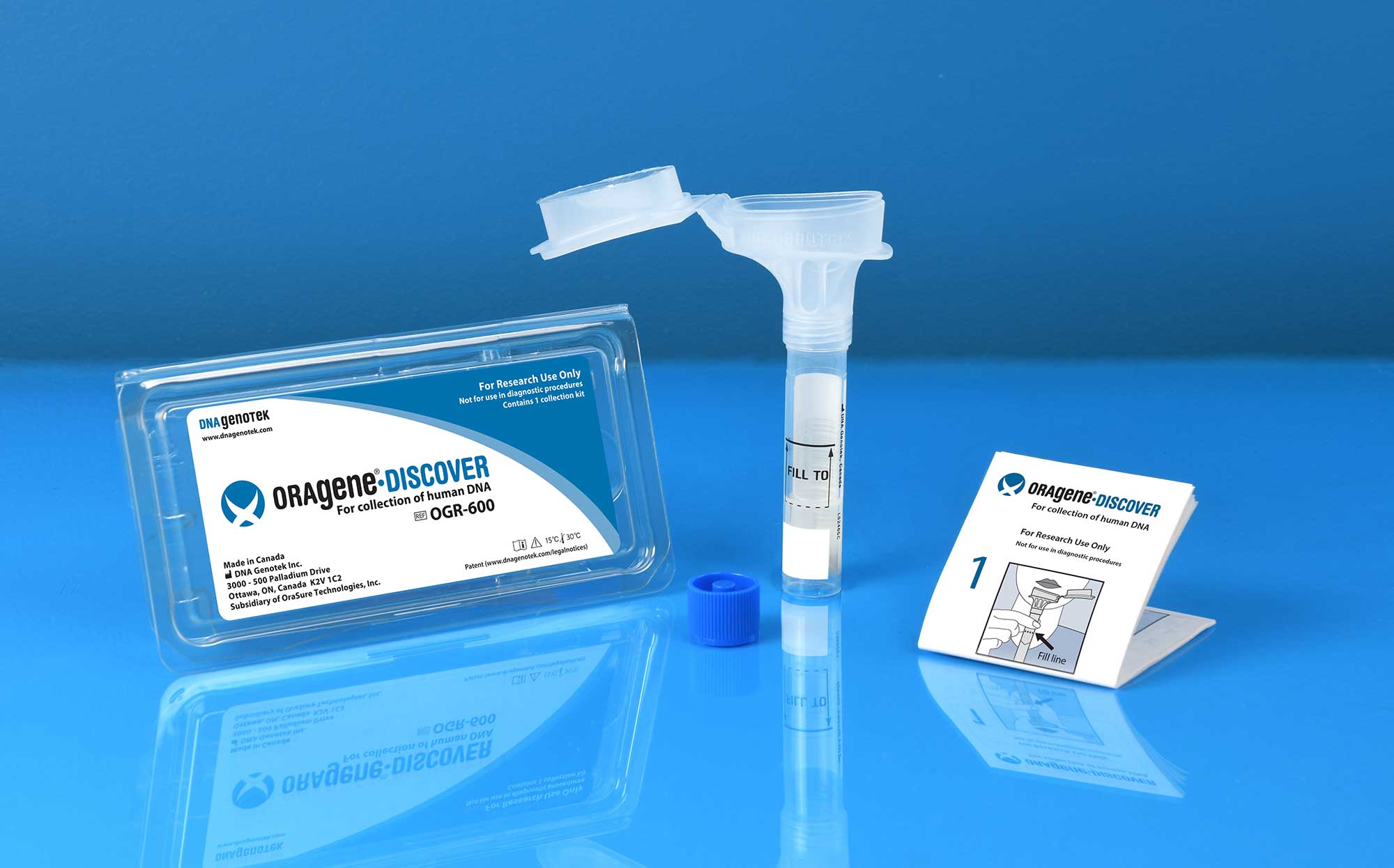 OGR-600-US.jpg "Spit-kit" for saliva sample collection.