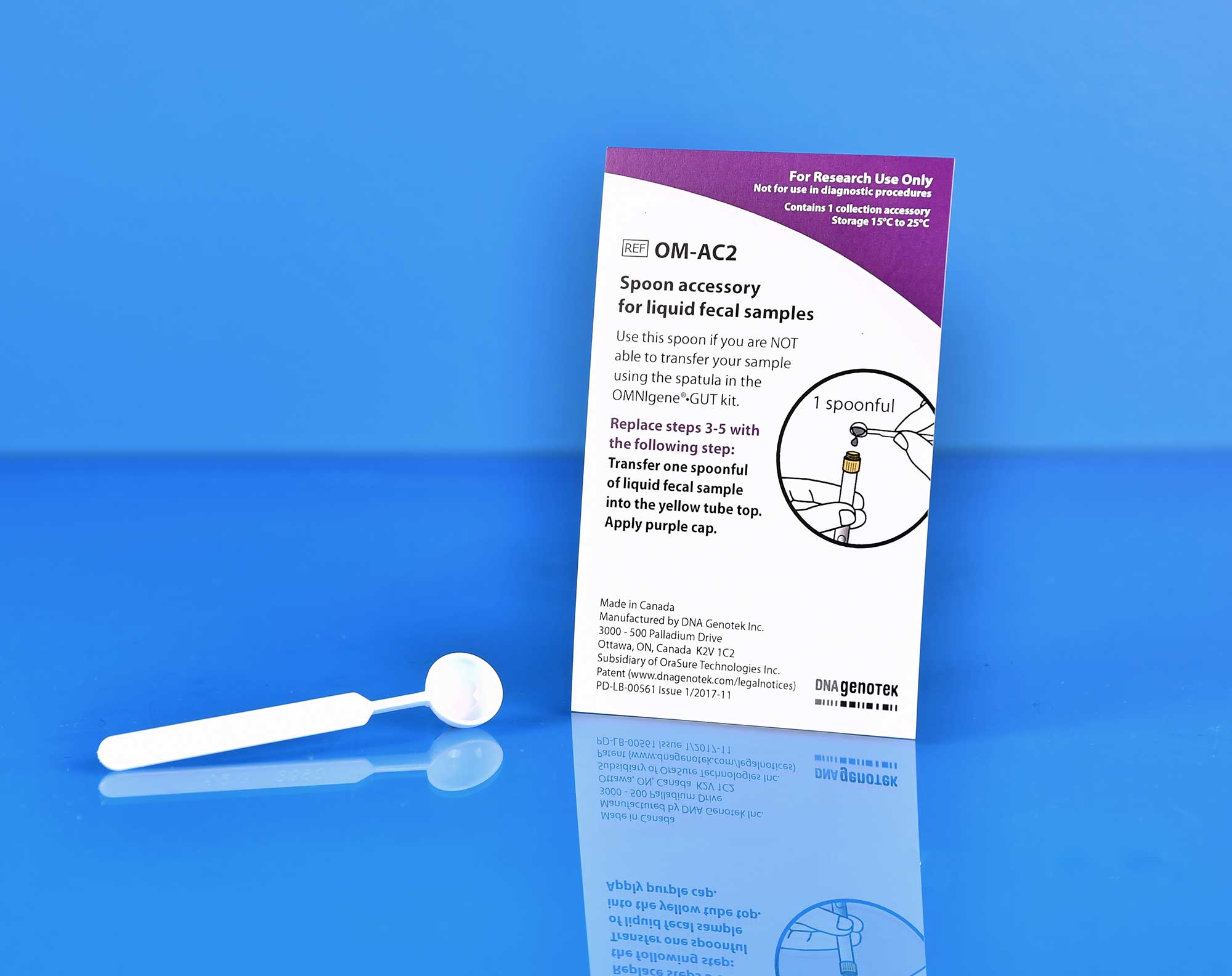 Spoon Accessory for use with OMNIgene•GUT