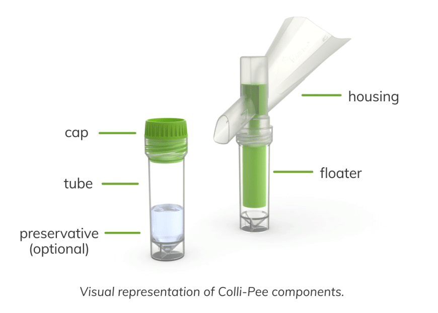 visual representation of Colli-Pee components