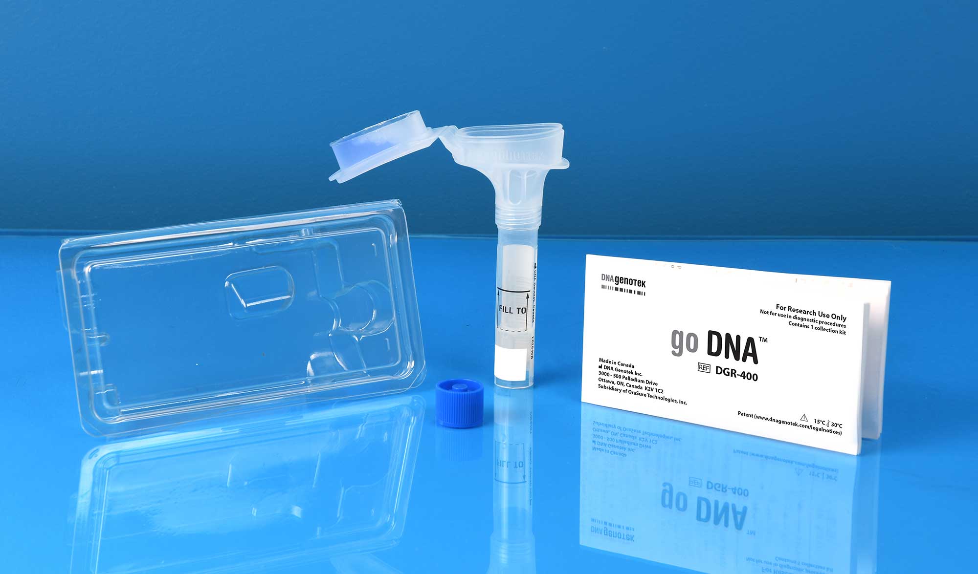 go-dna DGR-400 collection of DNA samples