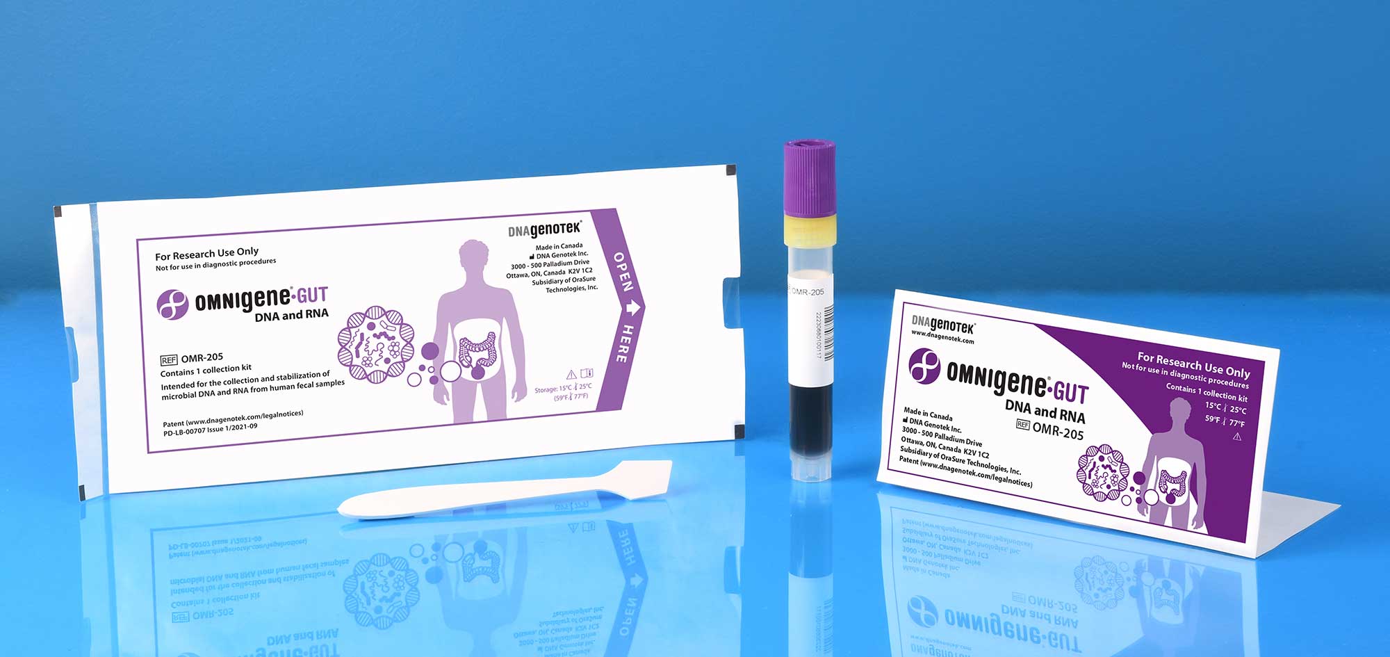 OMNIgene•GUT DNA and RNA | OMR-205 kit photo